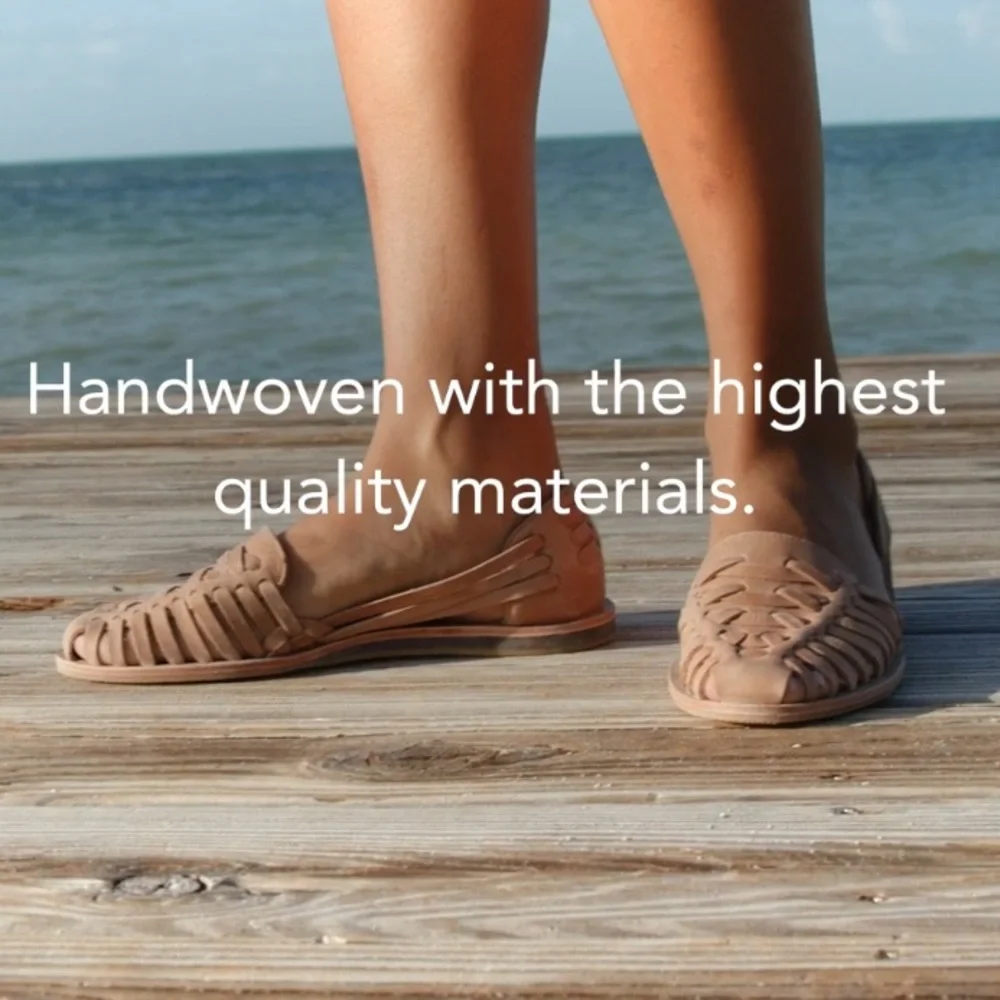 Women's Tan Leather Loafers - Picture 6 of 14